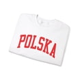 thumbnail image 3 of Polska Poland Polish Sweatshirt Gifts Crew Neck Shirt Long Sleeve Unisex, 3 of 7
