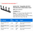 thumbnail image 2 of Ignition Coil - Compatible with 2016 Chevy Cruze Limited Sedan 4-Door, 2 of 2