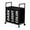 Black, variant on 3 Section Laundry Basket with Wheels and Lids, 150L Rolling Laundry Hamper with Handle, Sorter for Clothes Storage (Gray)