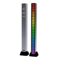 thumbnail image 1 of Barra de luces Recargable APLICACIÓN Control de sonido RGB 32LED Lámpara de recolección Plata FLhrweasw Nuevo, 1 of 9