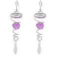 thumbnail image 3 of Wind Chimes, Rotating Wind Chimes Exquisite Craftsmanship Bright And Translucent  For Garden For City Apartment Purple,Green,Blue,Red,Lake Blue, 3 of 8