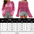 thumbnail image 3 of Camisetas Sin Mangas De Ganchillo Camiseta informal para mujer, cuello redondo, parte superior de punto sexy, ropa de vacaciones (rosa roja L) Cgtredaw Para estrenar, 3 of 6