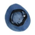 thumbnail image 3 of Fgnfyis Classic Denim Bucket Hat Sun Outdoor Casual Unisex Headwear For Daily Use Dark Blue One Size, 3 of 7