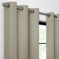 thumbnail image 4 of Eclipse Welwick Magnitech 100% Blackout Curtain, Grommet Window Curtain Panel, Seamless Magnetic Closure, 63 in long x 40 in wide, (1 Panel), Tan, 4 of 10