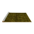 thumbnail image 2 of Ahgly Company Machine Washable Indoor Square Persian Yellow Bohemian Area Rugs, 5' Square, 2 of 4