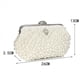 thumbnail image 5 of 2X Bolsos de Mano de Perlas para Mujer, Bolso de Noche, Bolso de Mano para Boda, Bolso con Cadena para Cena, Fiesta, 5 of 7