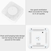 CO2 Meter Detector Tuya Zigbee Intelligent Air Housekeeper 6-in-1 Air Quality Monitor PM2.5//TVOC/CO2/Temperature/Humidity Detector for Home Office