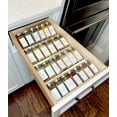 thumbnail image 1 of shiyou-Clear Acrylic Spice Drawer Organizer, 4 Tier Seasoning Jars Drawers Insert, Kitchen Spice Rack Tray for Drawer/Countertop (Jars not included), 1 of 4