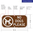 thumbnail image 3 of No Dogs Sign,, 3 of 5