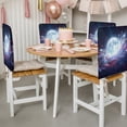 1 Pack Galaxy Explosion Chair Back Covers Abstract Art Moon Universe ...
