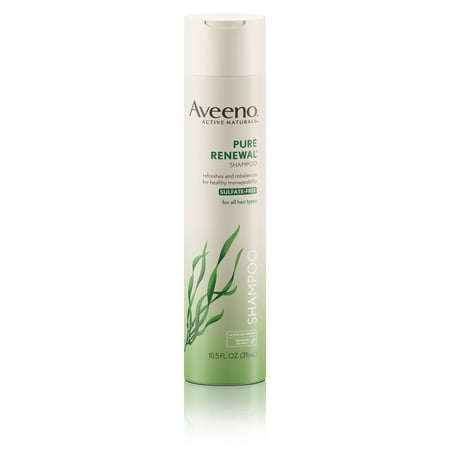 Aveeno Active Naturals Pure Renewal Shampoo, 10.5 Oz - Walmart.com