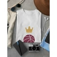 thumbnail image 3 of Cleveland Basketball King Women White T-Shirt, Female Medium, 3 of 4