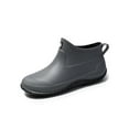 thumbnail image 7 of Crocowalk Women's Fashion Lightweight Safty Rain Boots Waterproof Flat Bootie Kitchen Low Top Work Shoes, 7 of 7
