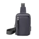 thumbnail image 3 of Bolso de pecho para hombre, bolso de hombro, mochila, bolso ligero, bolso de pecho, mini bolso de hombro para ciclismo, senderismo, equitación, pesca, Gris, 3 of 8