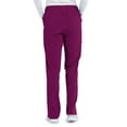 Grey's Anatomy Signature Womens GNP508 Flat Front Pant-Wine-XX-Large
