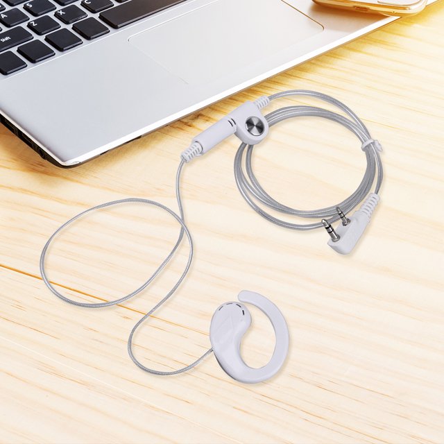 Auricular de 2 pines Auricular Auricular Auricular PTT MIC para BAOFENG KENWOOD HYT Radio