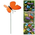 thumbnail image 2 of THHEIC 1 Pack 3D Butterfly Stakes for Garden Decor, 12cm Fake Butterflies Stake for Lawn, Patio, Yard, Pathway, Indoor and Outdoor Ornaments, 2 of 4