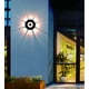 thumbnail image 5 of Apliques de pared LED de 10 W, modernos apliques de pared LED para interiores y exteriores, resistentes al agua IP65, con iluminación vertical y horizontal, luz blanca cálida de 3000 K, aplique de par, 5 of 5