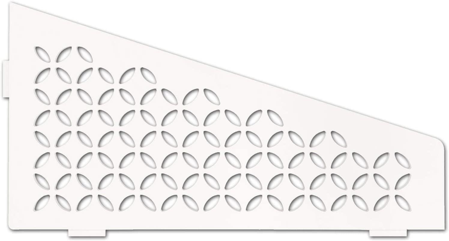 Schluter Systems Quadrilateral Corner ShelfE Floral Design Matte