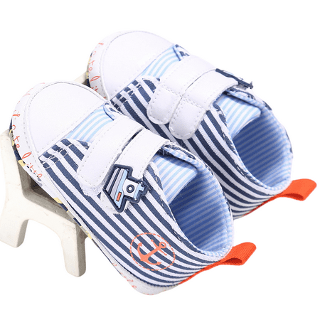 

0-18 Month Newborn Baby Boy Girl Sneaker Anti Slip Crib Shoes Slip On Prewalker Shoes