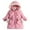 Pink, variant on Ccpelsie Little Girls Big Girls Winter Casual Jacket Toddler Winter Warm Puffer Coat Hooded Snowsuit(Pink,6-7 Years)