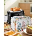 thumbnail image 4 of Gnomes Easter Toaster Cover 2 Slice, Small Kitchen Appliance Covers, Eucalyptus Spring Floral Weeping Eggs Farmhouse Toaster Oven Cover with Loop, Bread Machine Cover Polyester Dust Cover Protection, 4 of 4
