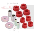 thumbnail image 3 of For 1998-2005 Subaru Impreza / 2002-2007 WRX / 1999-2003 Legacy 4-Piece Front Lower Control Arm Solid Polyurethane Bushing Kit (Red) - GC GD GG GF Suspension Bushings, 3 of 4