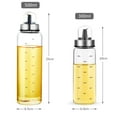 thumbnail image 7 of FARI Olive Oil and Vinegar Dispenser Bottles – 2 Pack of 17oz Glass Measuring Cruet, 7 of 7