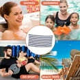 thumbnail image 5 of Godom 1PCS Microfibre Reversible Beach Towel, Colour Woven Striped Bath Towel Quick Drying Sports Beach Towel, 5 of 5
