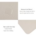 thumbnail image 3 of YSAGI Mouse Pads 2 Pack with Non-Slip, Ultra Thin Waterproof PVC Leather Mouse Pad,Stitched Edges,Works for Computers,, 3 of 5