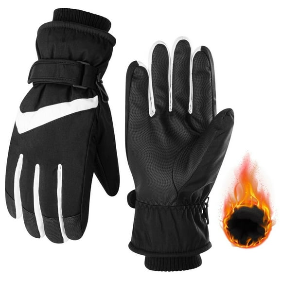 Women’s Ski Gloves, Waterproof Winter Snow Gloves for Skiing Outdoor Activities, Non-Skid Touchscreen Thermal Gloves, Christmas, New Year Gift for Women