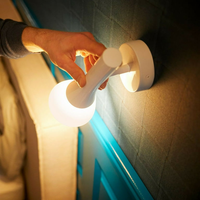 Philips Hue 4300231U7 Ambiance Ascend Wall Lamp Smart LED Light Bulb E12 6.5 Watts equivalent 38 Watts Alexa White