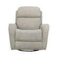 thumbnail image 5 of Pemberly Row Upgrade Muslin Cordless Swivel Glider Recliner Two Pack, 5 of 8