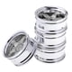 thumbnail image 5 of Llantas y bujes para modelos de coche de carretera RC a escala 1:10 para neumáticos HSP 94122 y 94123 Plata, 5 of 9
