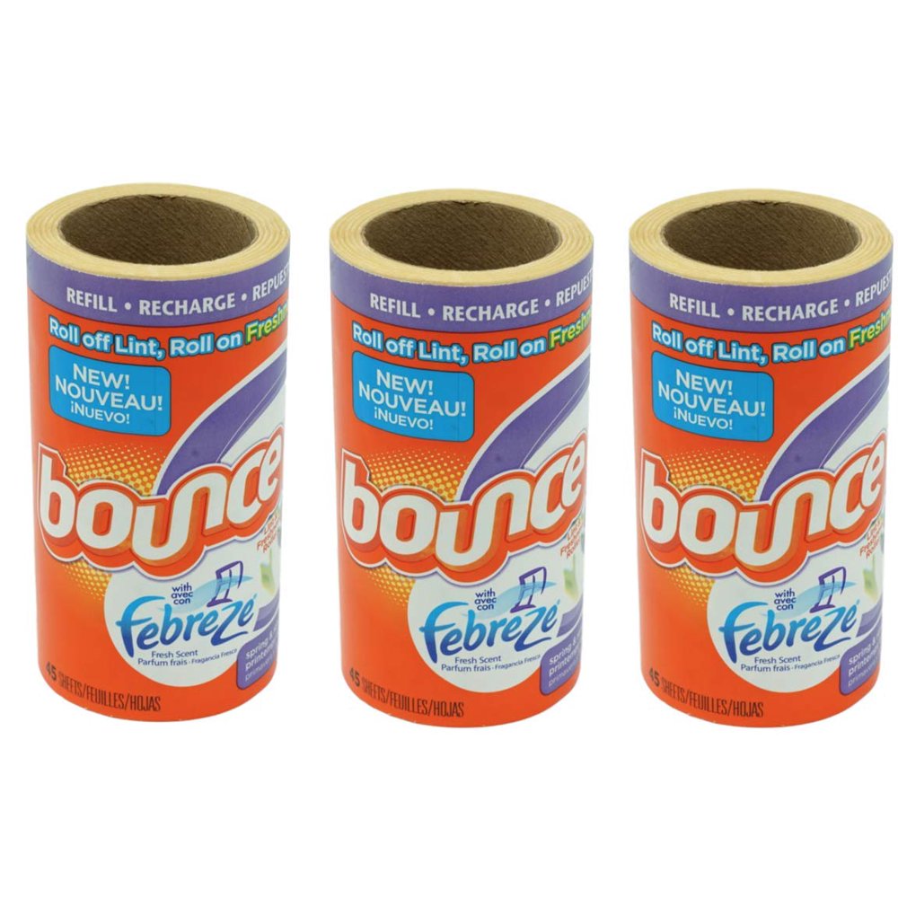 Evercare Bounce Lint & Freshness Roller with Febreze 45 Sheet Refill