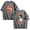 Gray, variant on Jake Scott On Tour Live In 2025 Washed Cotton Tshirt Hip Hop Style Short Sleeve Tees