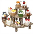 thumbnail image 3 of 3-Layer Wooden Cupcake Rack Layered Cupcake Display Rack, 3 of 5