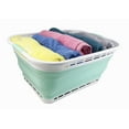 thumbnail image 5 of SAMMART 42L (11 gallons) Collapsible Plastic Laundry Hamper/Basket - Foldable Storage Container/Organizer - Portable Laundry Basket - Easy Storage Space Saving, 5 of 6