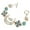 moon, variant on Unique Asymmetry Sun Moon Star Trendy Sun Moon Star Accessory for Women with Rhinestones