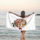 thumbnail image 3 of Es un mal día para ser una cerveza fría Toalla de playa Toallas de baño de microfibra Manta de playa suave para desfiles Natación Yoga Mujeres Hombres, 3 of 4
