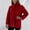Red, variant on TIANZEN European Size Stylish Long Coat – Loose Fit Hooded Blend For Fall/Winter Womens plus Size Coats Winter 4x Women Cute Winter Coat Tall Women's Coats