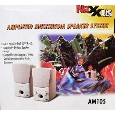 Nexxus AM105 Multimedia Computer Speakers