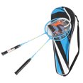 thumbnail image 2 of Badminton Racket, 1 Pair Badminton Racket, Wear-Resistant Compact Great Elasticity For Family Entertainment Amateur Class, 2 of 8