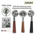 thumbnail image 4 of 58MM Coffee Bottomless Portafilter Naked For E61 EXPOBAR Two Ears With Filter Basket Espresso Machine Accessories Barista Tools, 4 of 7