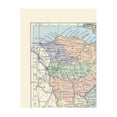 thumbnail image 5 of Historic Map - Antrim County Northern Ireland - Bartholomew 1882 - 23 x 29.88 - Vintage Wall Art, 5 of 5