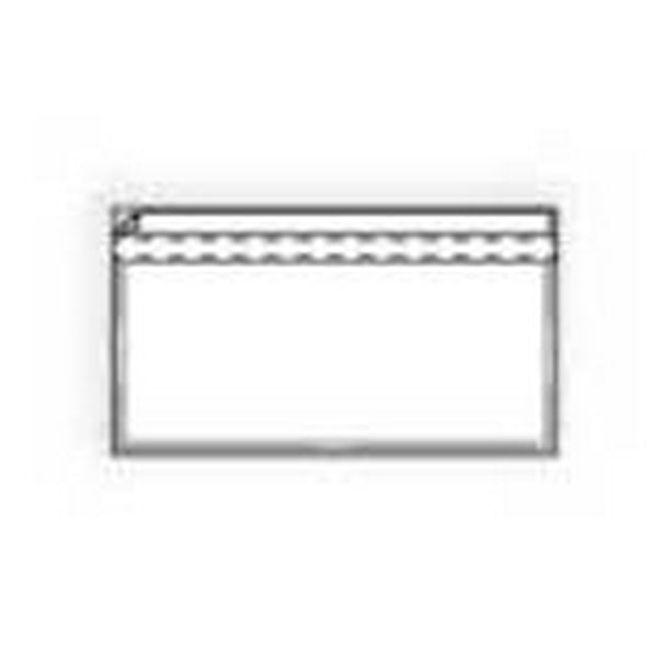 Clear Poly Booklet Envelopes, 43/16" x 91/2", w KwikTak® Seal