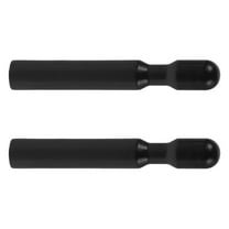 OUNONA 2pcs Car Door Lock Knob Door Lock Pin Cover Decorative Modification Door Lock Bolt Pin Cover Auto Accessories Universal for Truck Black