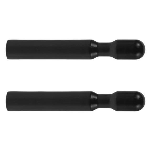 OUNONA 2pcs Car Door Lock Knob Door Lock Pin Cover Decorative Modification Door Lock Bolt Pin Cover Auto Accessories Universal for Truck Black