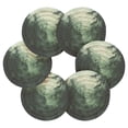 thumbnail image 7 of Yayeee 6 PCS Drink Coasters with Holder Set Woven Absorbent Round Tabletop Hot Pad, Green Forest, 7 of 7