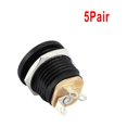 thumbnail image 2 of 10 Pairs Male Barrel Jack Plug Female Socket Panel Mount Dc 12V Power Connectors, 2 of 9